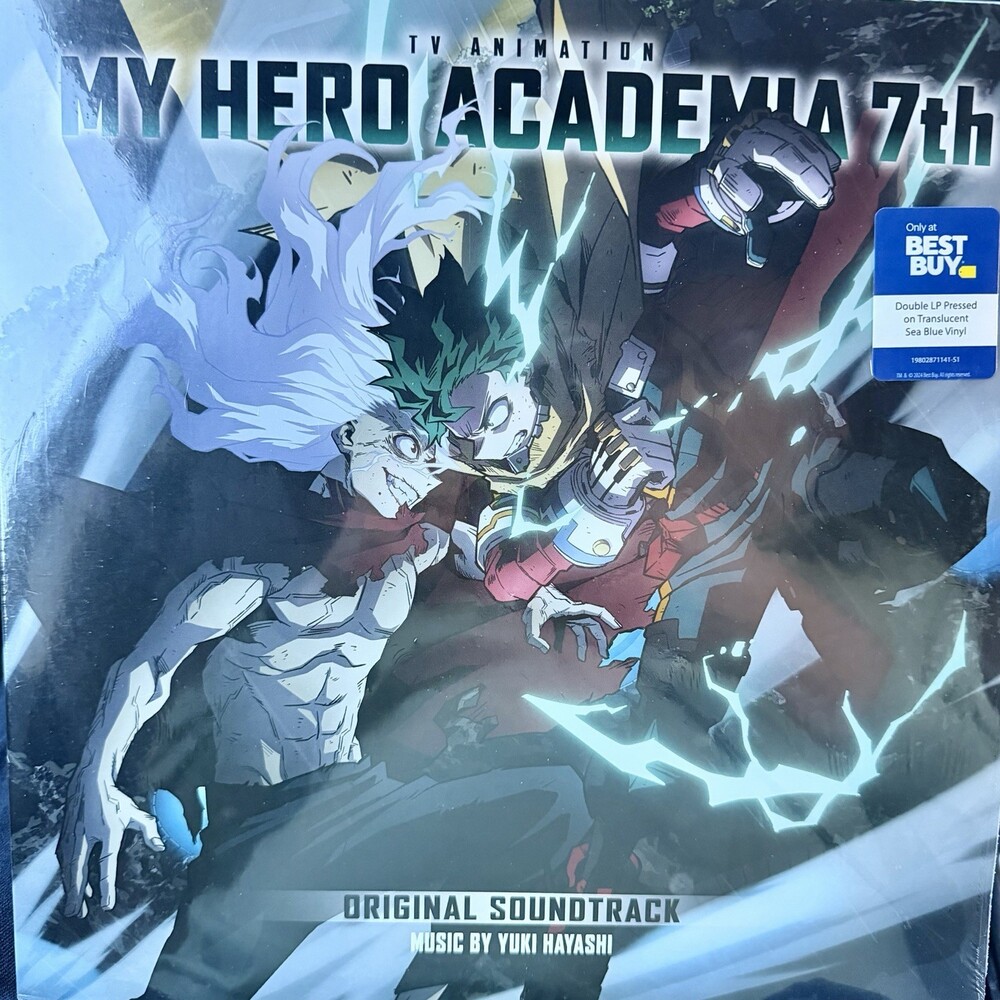 My Hero Academia 7th Original Soundtrack Translucent Sea Blue Vinyl New Sealed